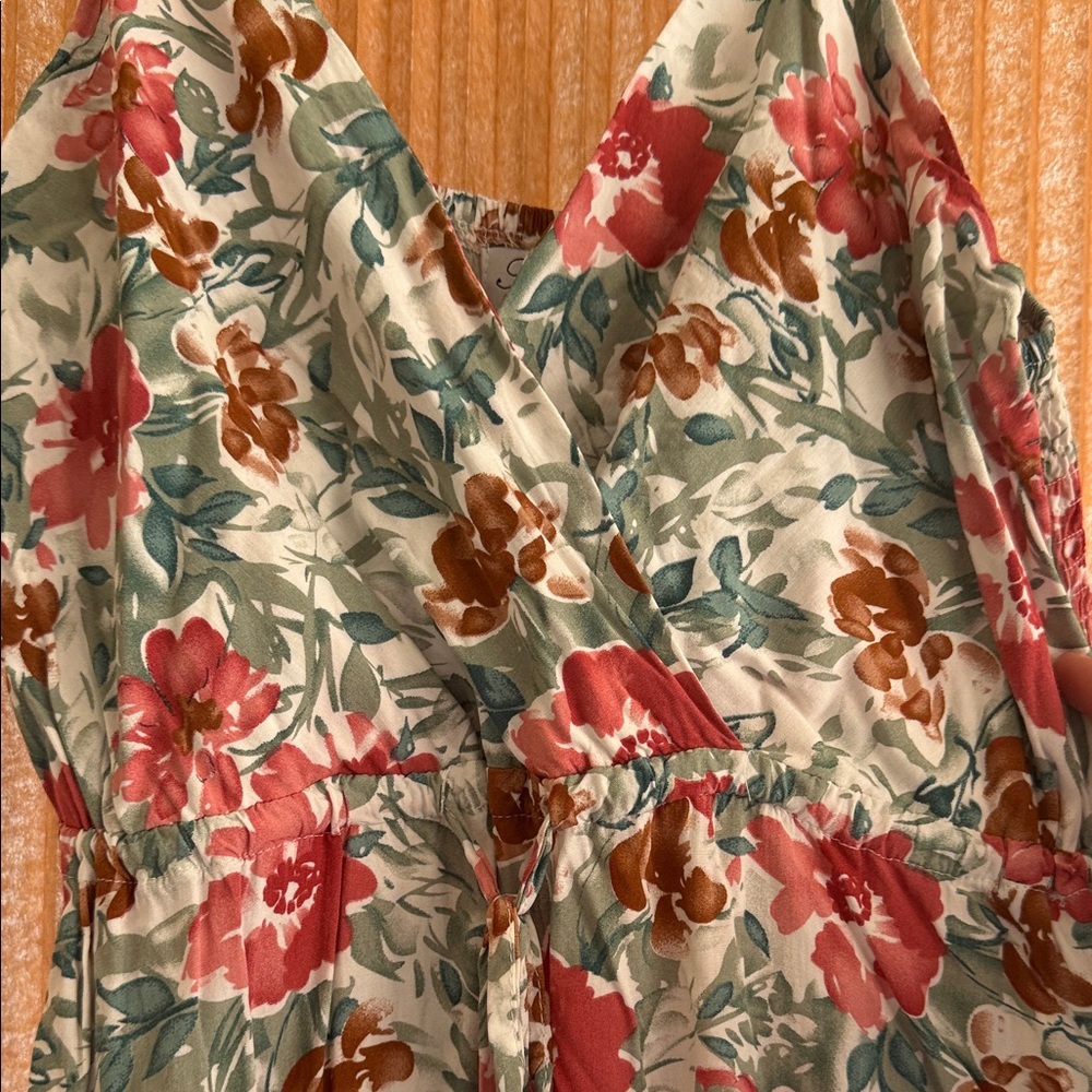 ANNA KAY Mathis Silk-Blend Maxi Floral Dress - Picture 4 of 6